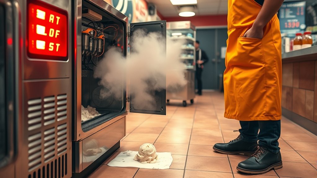 ice cream machine troubleshooting