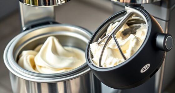 ice cream maker outperforms attachment