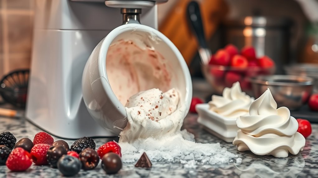 incorrect freezer bowl usage