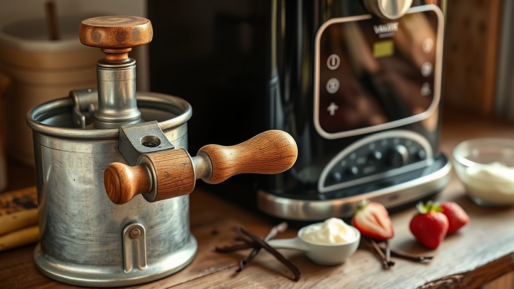 manual vs electric ice cream makers