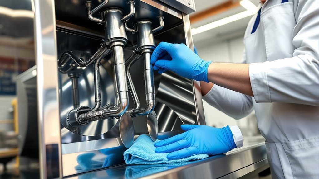 proper commercial ice machine cleaning