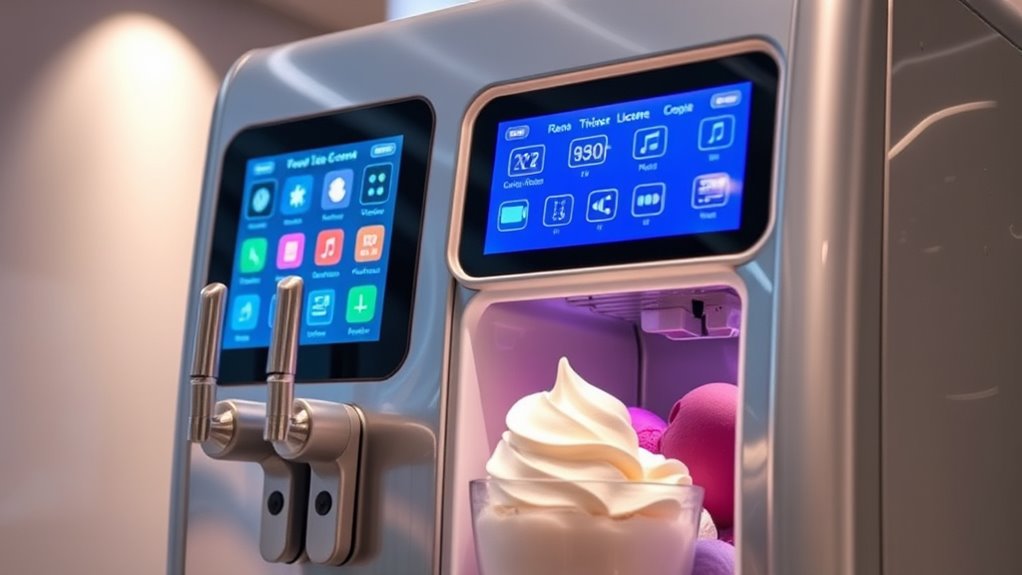 smart customizable ice cream making
