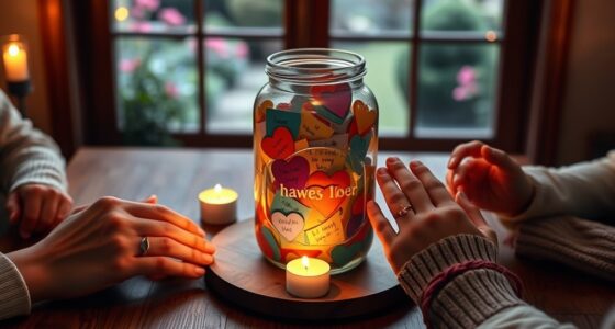 family gratitude jar heals anxiety