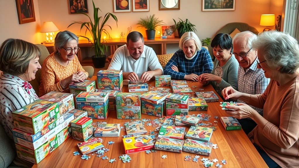 host indoor puzzle swap parties
