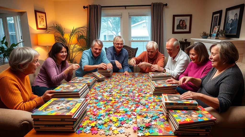 host themed puzzle swap parties