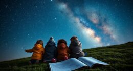 kids learning star maps