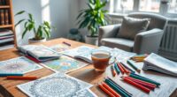 adult coloring books for stress