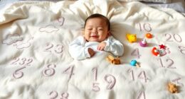 baby milestone photo blankets