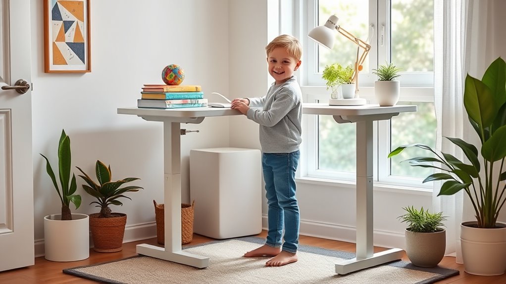 kids adjustable desk options