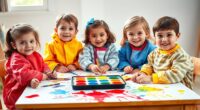 mess free kids art smocks