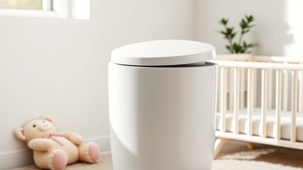 top odor sealing diaper pails