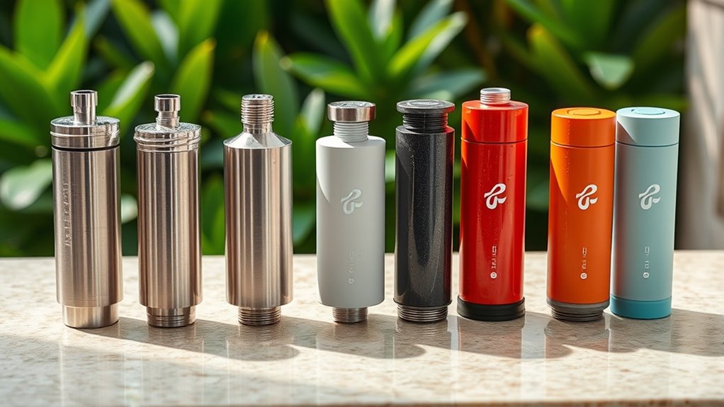 top portable shower filter options