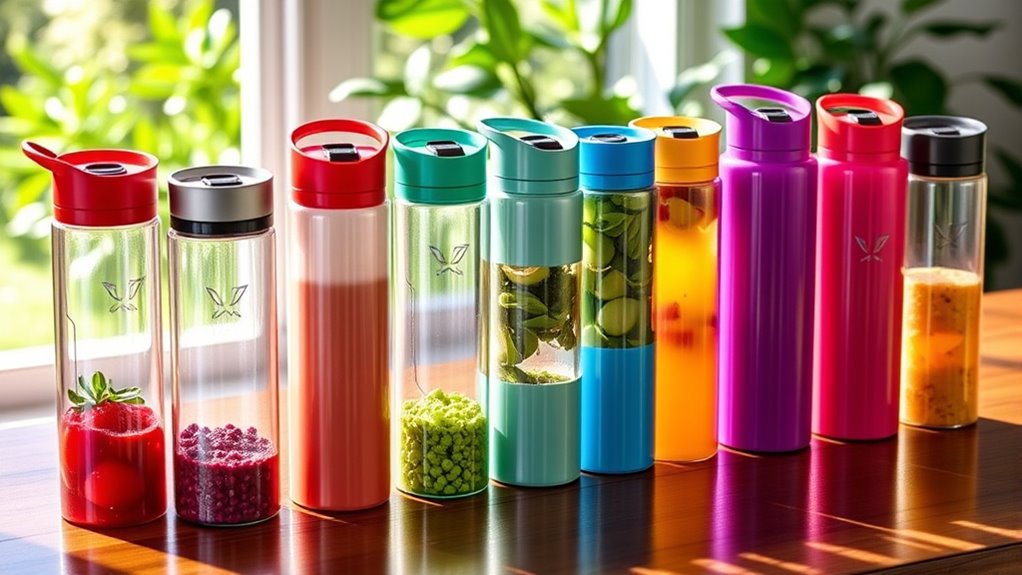 top portable smoothie blender bottles