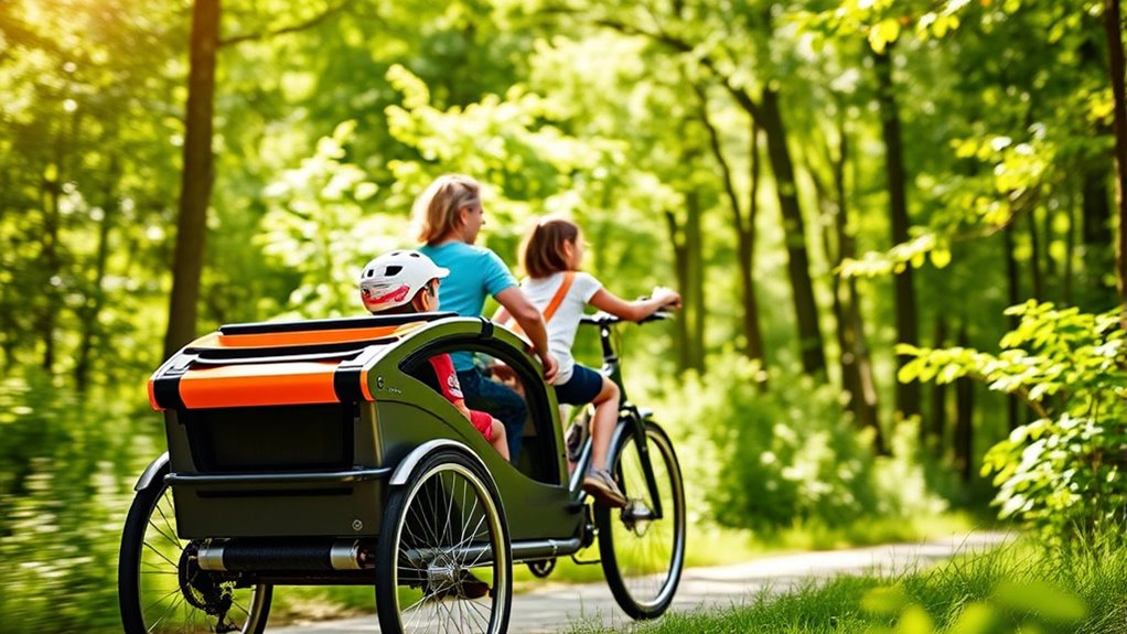 top tandem bike trailers
