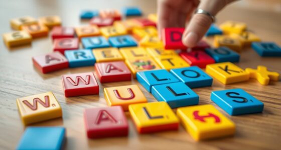 top word building tile sets