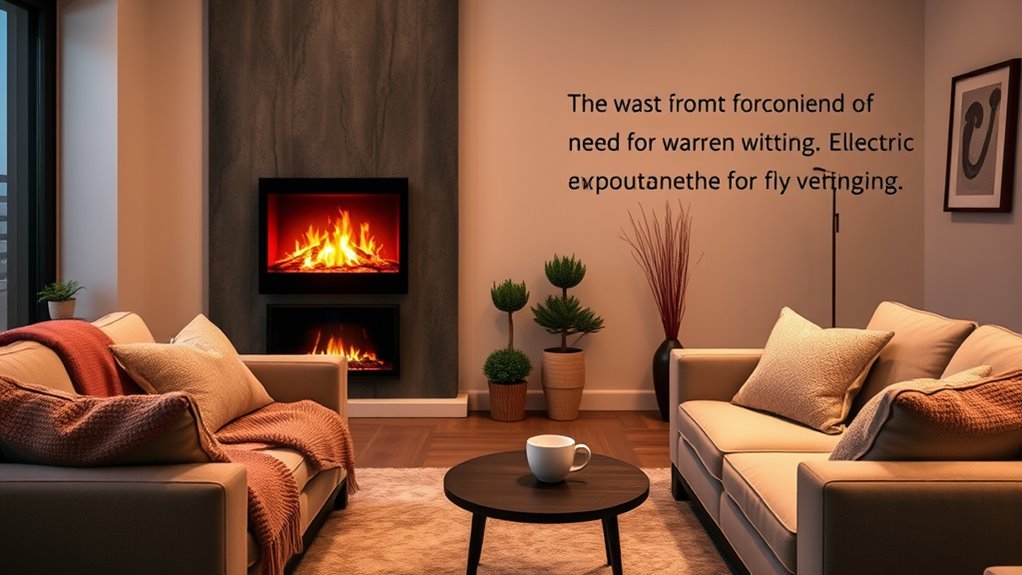 apartment electric fireplace considerations