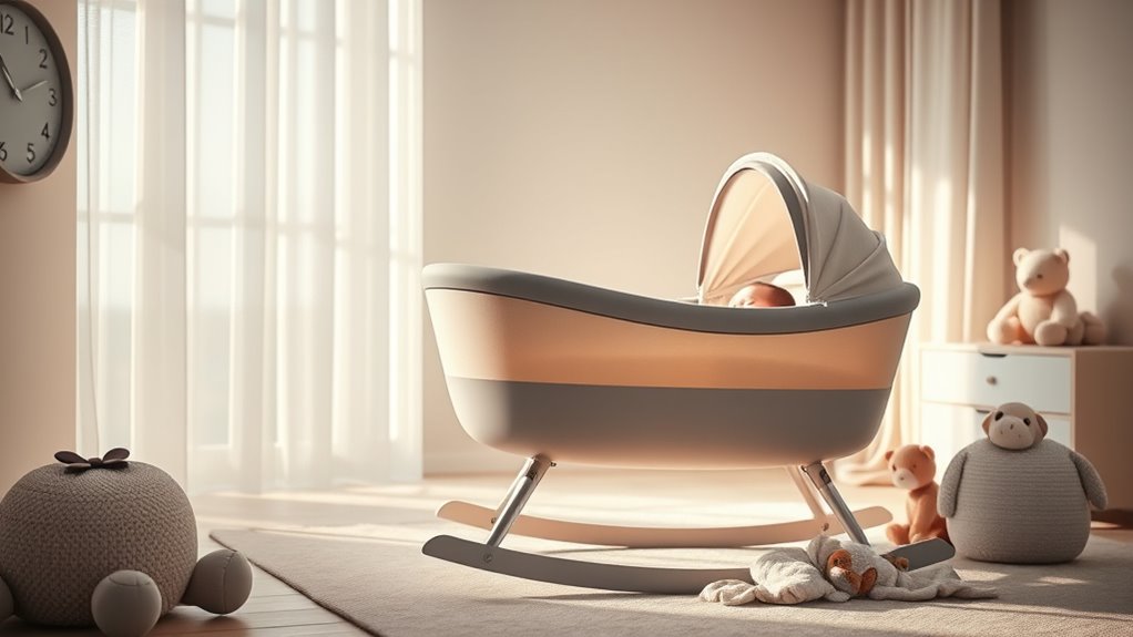 auto rocking bassinets with cry detection