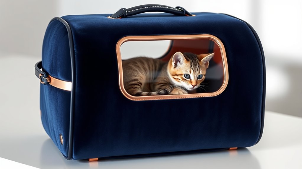 comfortable stylish pet carrier