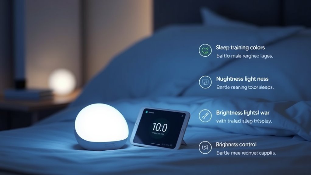 customizable soothing sleep features