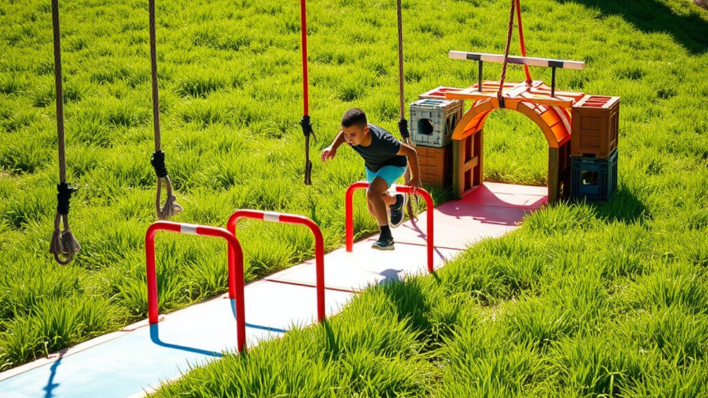 design safe engaging obstacle course