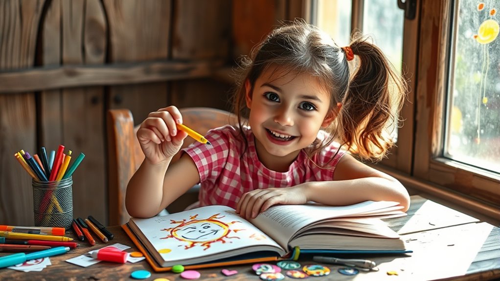 encourage creative emotional journaling