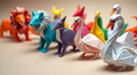 folding animal figures zoo