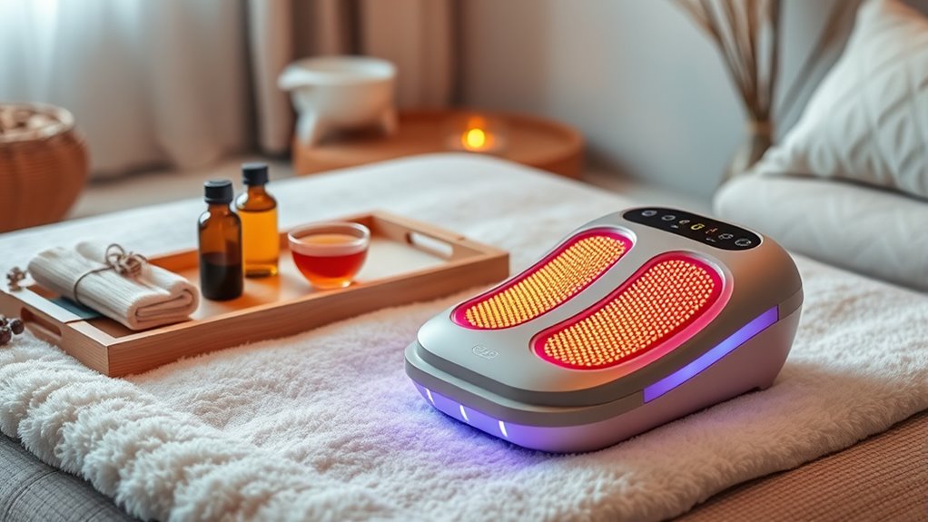heated foot massager features