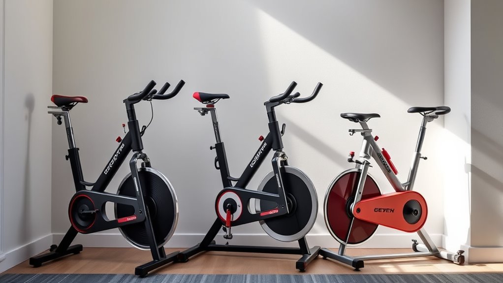 indoor cycling bike selection