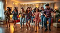 indoor family dance night