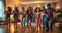 indoor family dance night