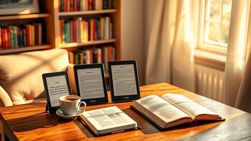 key e reader features prioritized