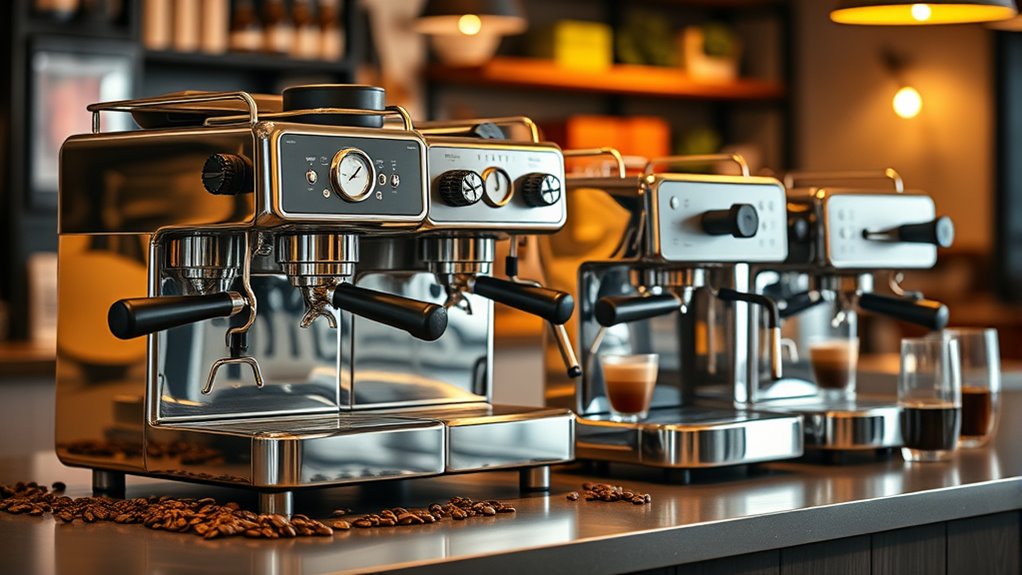 key features for espresso machines