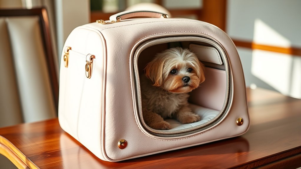 luxury dog travel carriers
