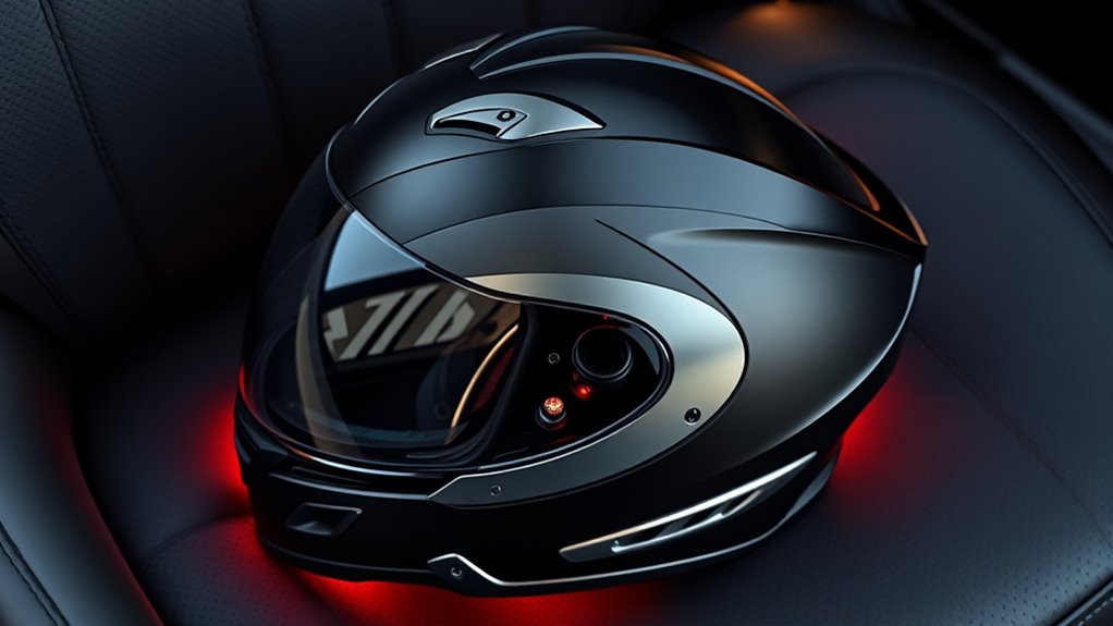 luxury motorcycle helmet selection