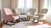 luxury nursery rocking chairs