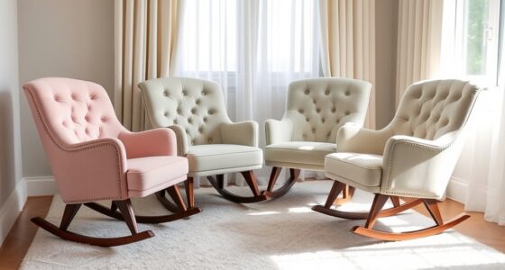 luxury nursery rocking chairs