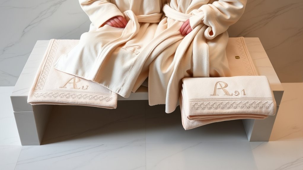 luxury spa towel sets
