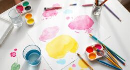 mess free kid s watercolor art