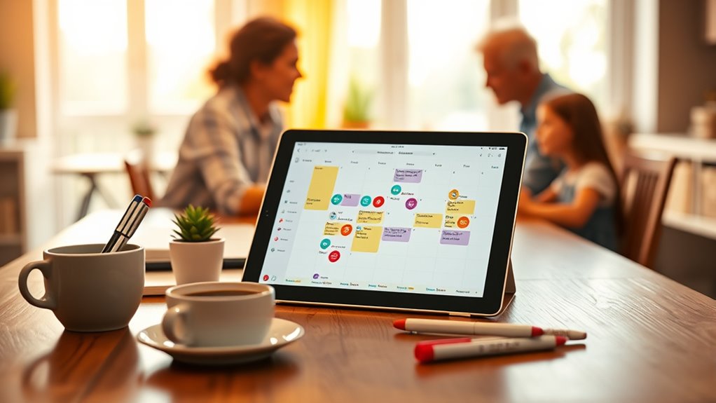 organized family scheduling tools