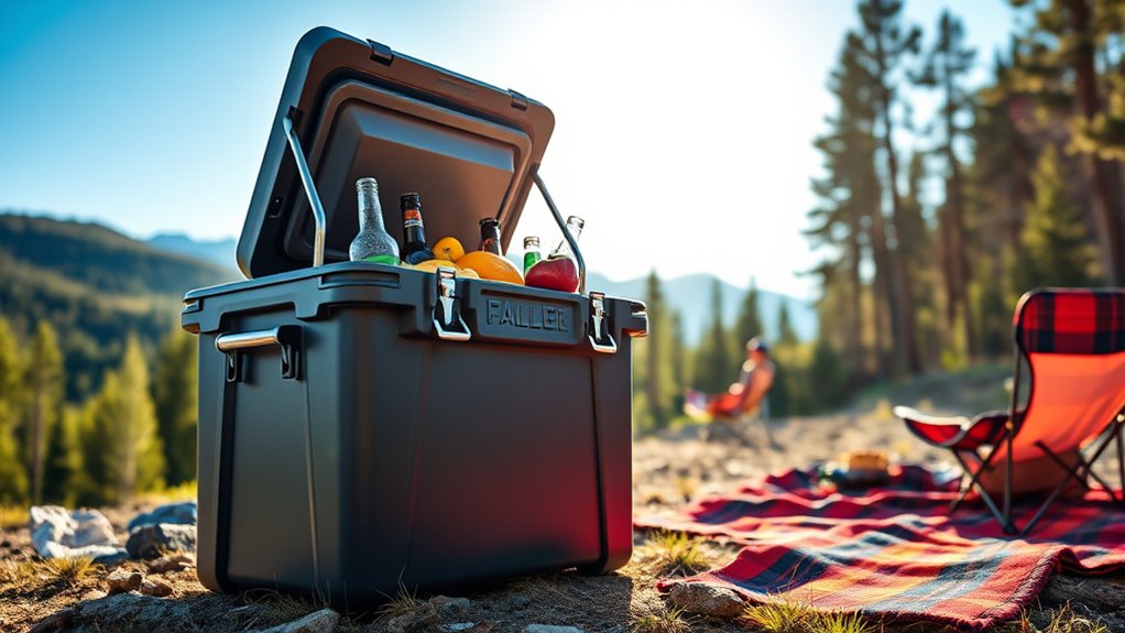 premium camping cooler options