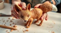 sculpting animal and figurines