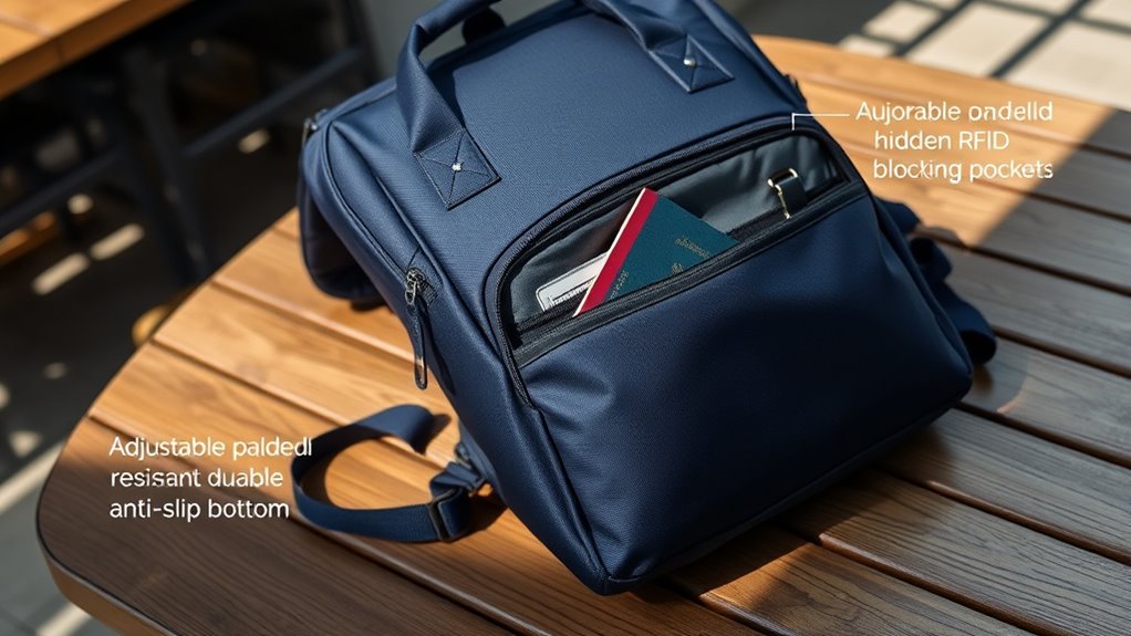 secure durable travel bag