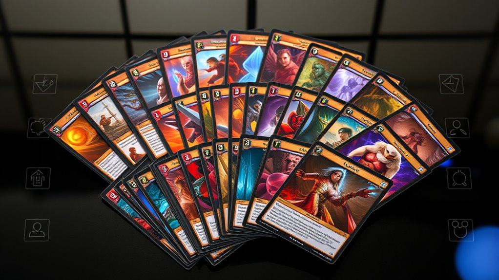 selecting cards and features