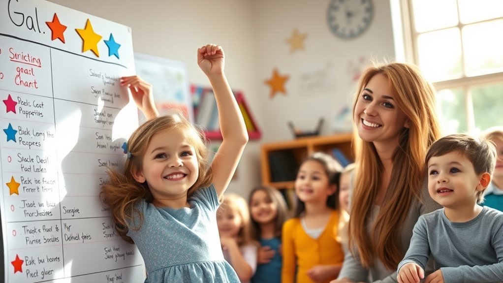 set goals reward effort