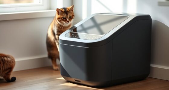 smart automated cat litter boxes