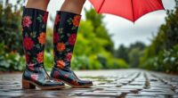 stylish functional rain boots