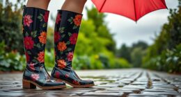 stylish functional rain boots