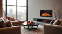 top apartment electric fireplaces