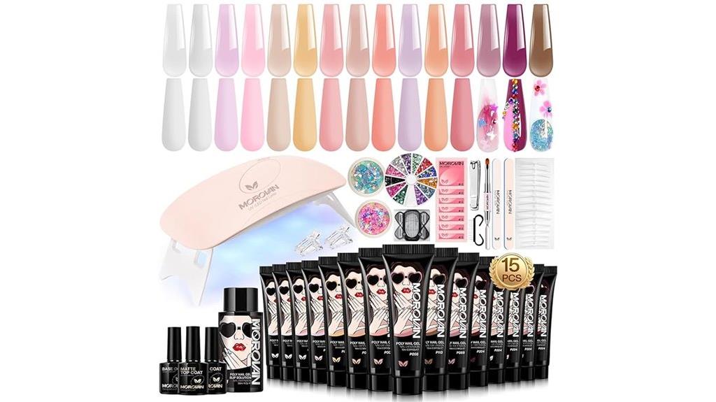 beginner friendly poly gel kit