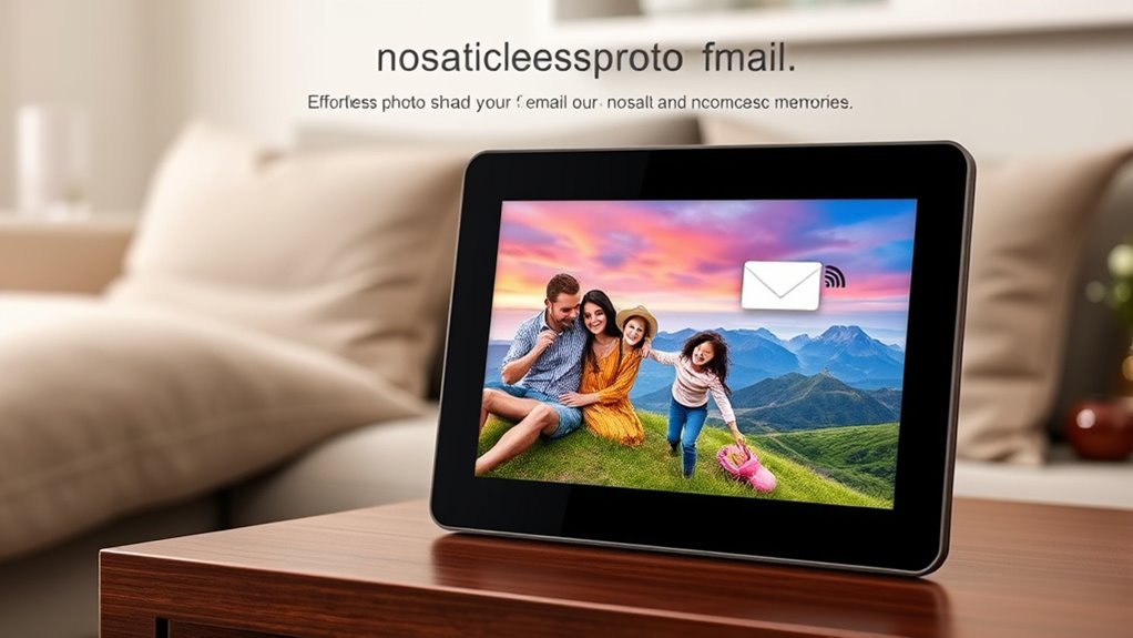 email photo sharing features